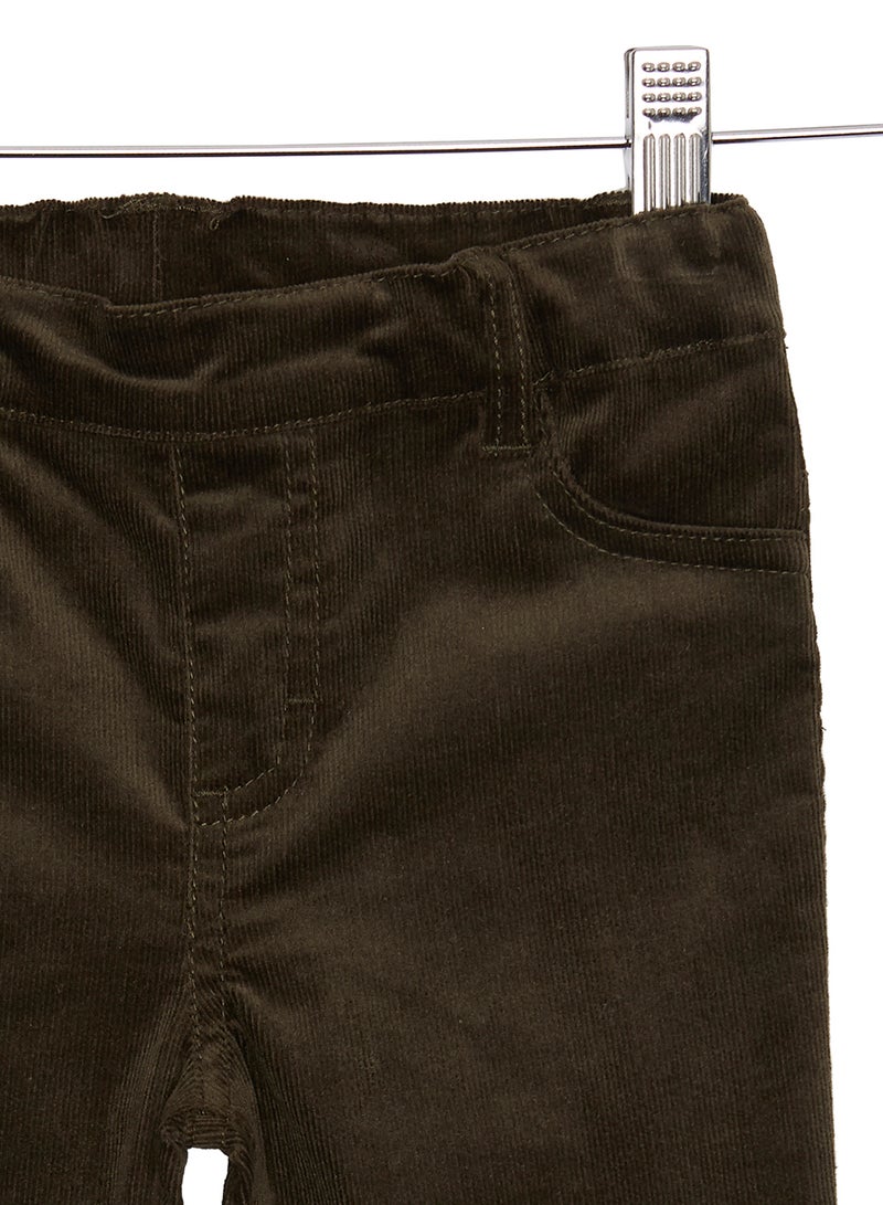 Classic Cord Jegging Brown