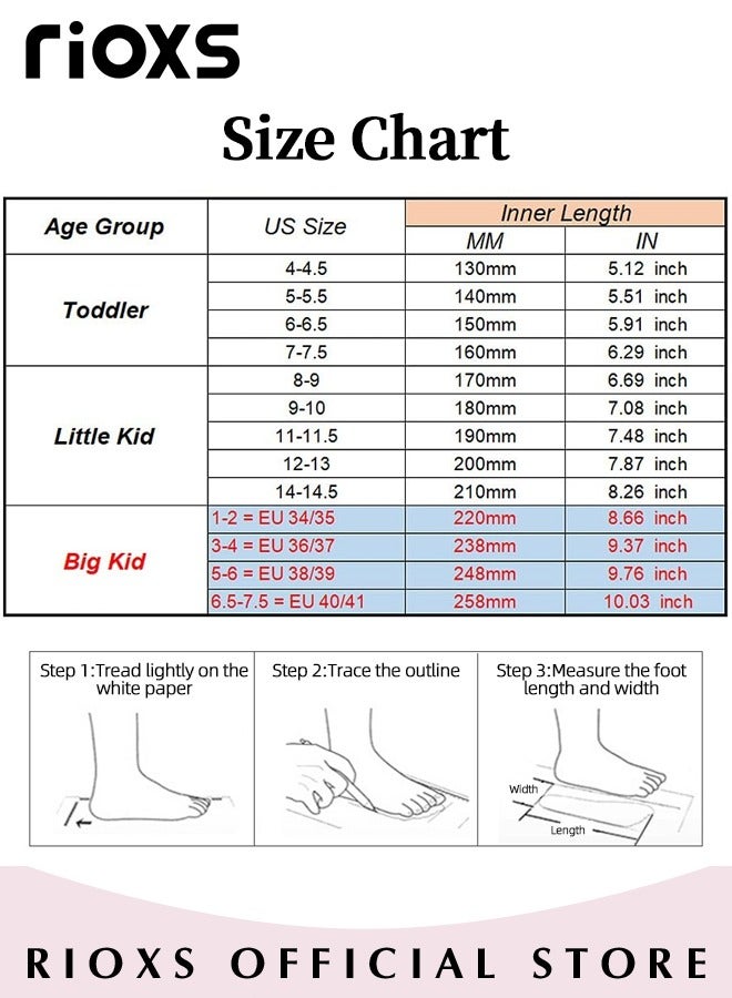 Kids' Sneakers Toddler Boys Girls Breathable Lightweight Running Sports Shoes Fashion Athletic Casual Shoes for School Casual Wear