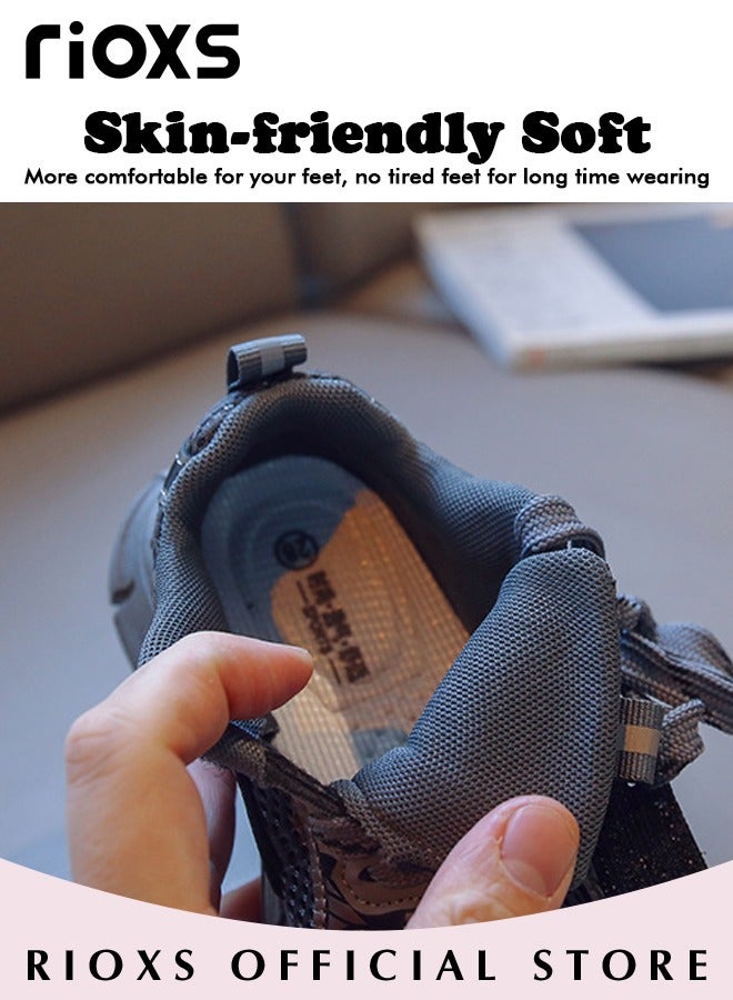 Kids' Sneakers Toddler Boys Girls Breathable Lightweight Running Sports Shoes Fashion Athletic Casual Shoes for School Casual Wear