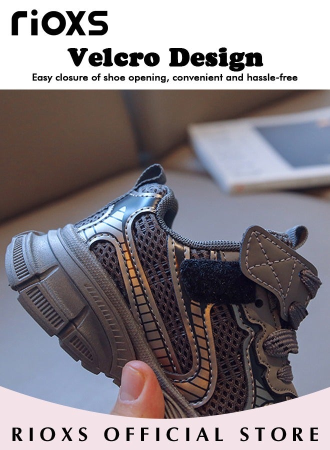 Kids' Sneakers Toddler Boys Girls Breathable Lightweight Running Sports Shoes Fashion Athletic Casual Shoes for School Casual Wear