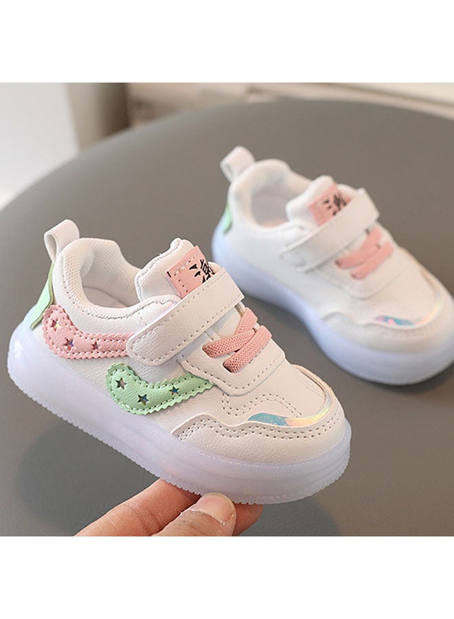 Boys and Girls' Fashionable Sports Shoes Lighting Toddler Walking Shoes Wearing Children's Shoes in Multiple Occasion