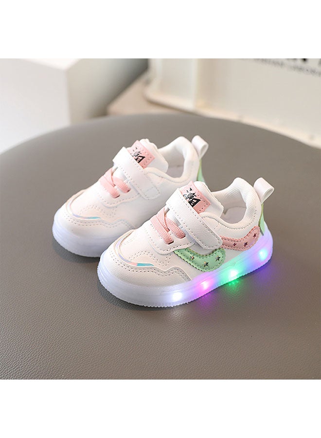 Boys and Girls' Fashionable Sports Shoes Lighting Toddler Walking Shoes Wearing Children's Shoes in Multiple Occasion