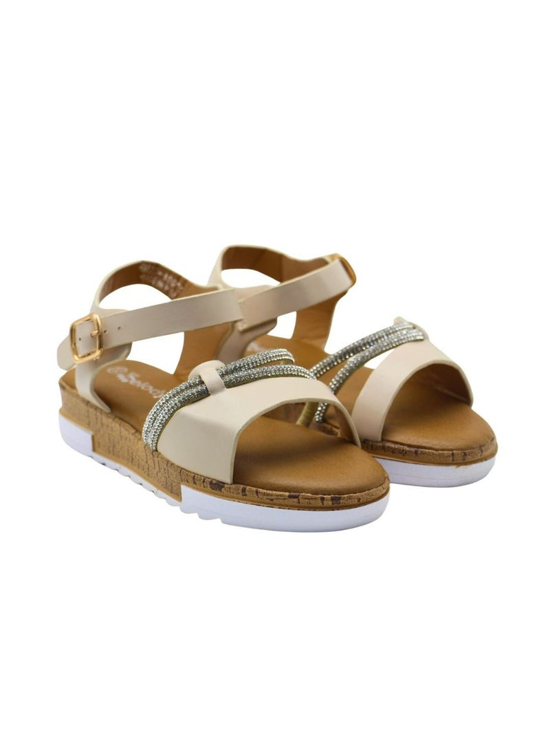 Kids Melody Flat Sandals for Girls and Toddler for Party and Schools and Summer Shoes