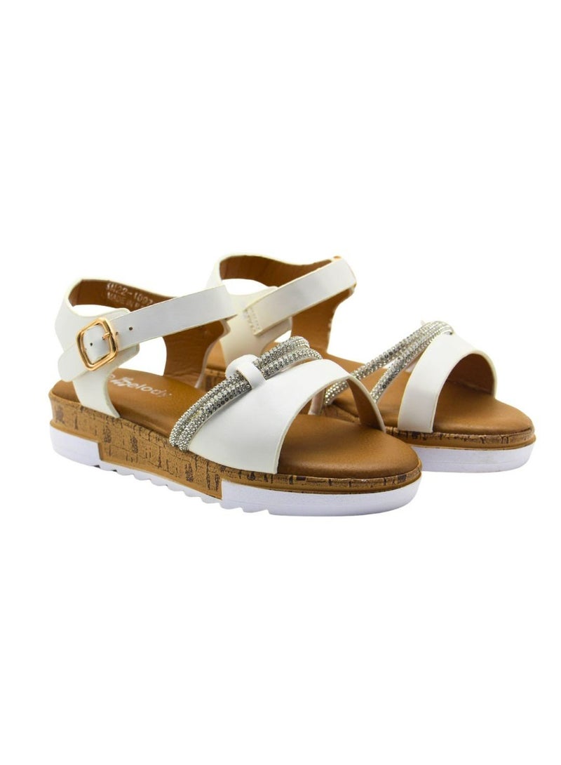 Kids Melody Flat Sandals for Girls and Toddler for Party and Schools and Summer Shoes