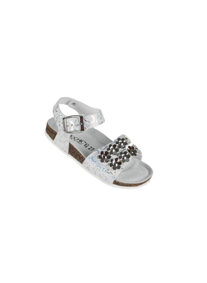 Biochic Girls Backstrap Sandal 012-430 864MVT-White