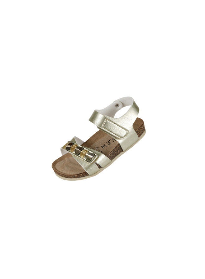 Biochic Girls Backstrap Sandal 012-427 804CMT-Platin