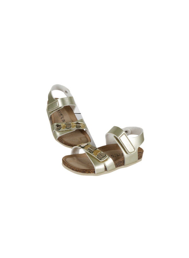 Biochic Girls Backstrap Sandal 012-427 804CMT-Platin