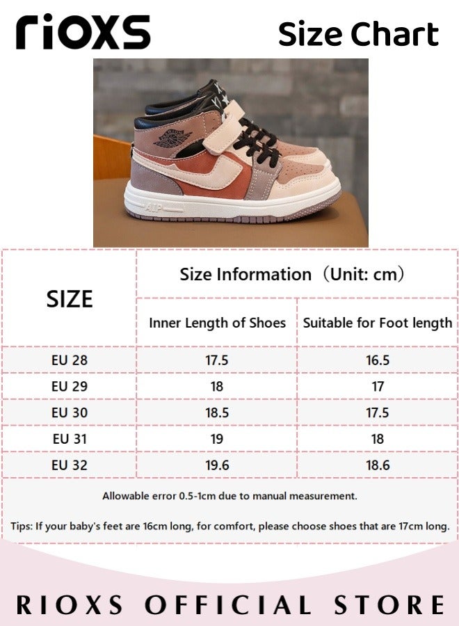 Kids' Soft Sole Sneakers Boys Girls Breathable Lightweight Running Sneakers Fashion Casual Sports Shoes