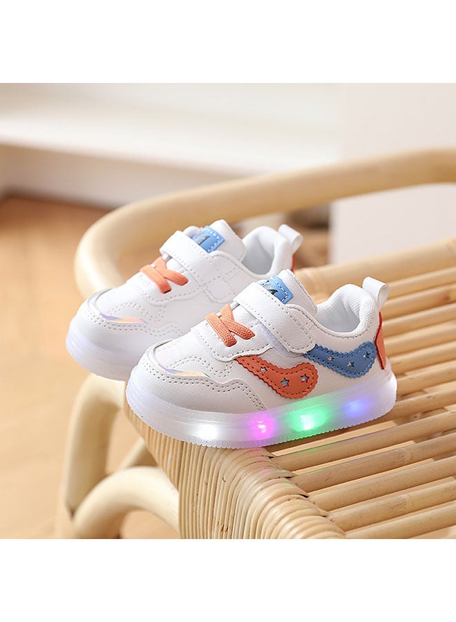 Boys and Girls' Fashionable Sports Shoes Lighting Toddler Walking Shoes Wearing Children's Shoes in Multiple Occasion