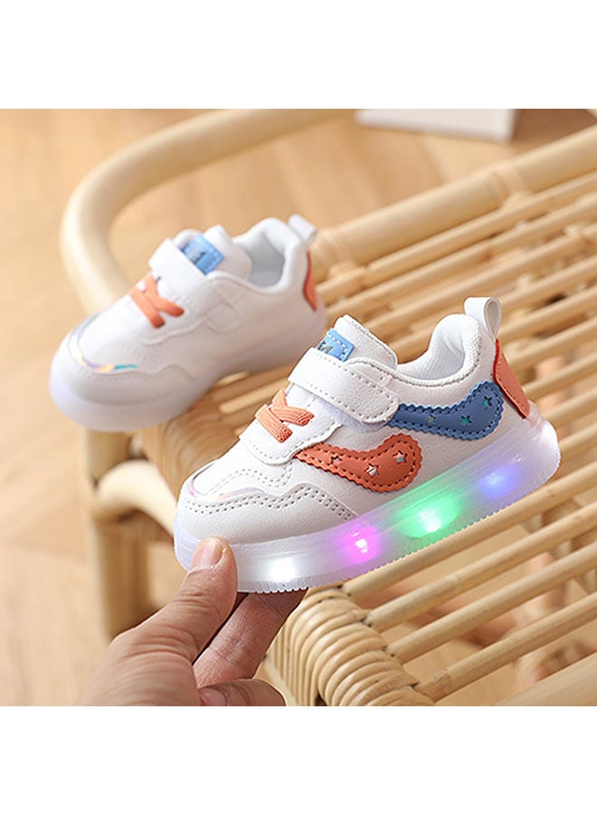 Boys and Girls' Fashionable Sports Shoes Lighting Toddler Walking Shoes Wearing Children's Shoes in Multiple Occasion