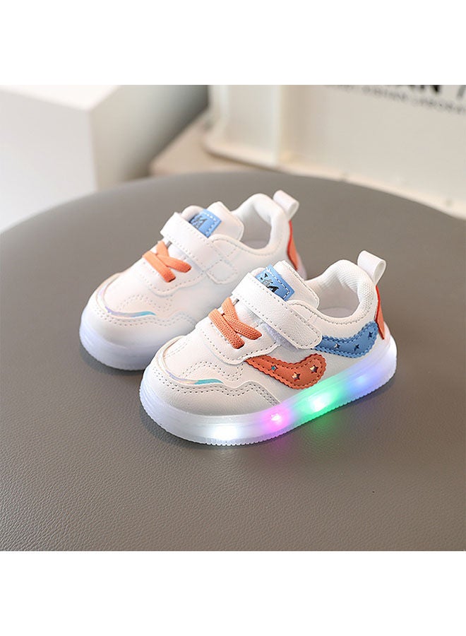 Boys and Girls' Fashionable Sports Shoes Lighting Toddler Walking Shoes Wearing Children's Shoes in Multiple Occasion