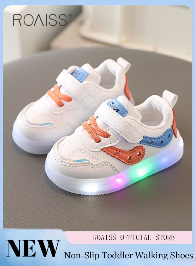 Boys and Girls' Fashionable Sports Shoes Lighting Toddler Walking Shoes Wearing Children's Shoes in Multiple Occasion