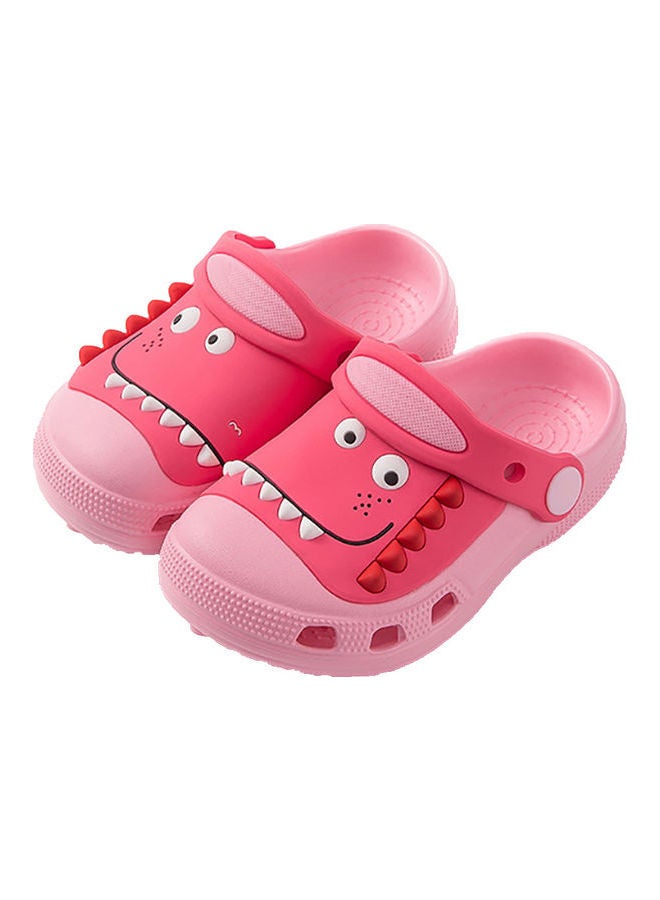 Breathable Dinosaur Design Sandals Pink