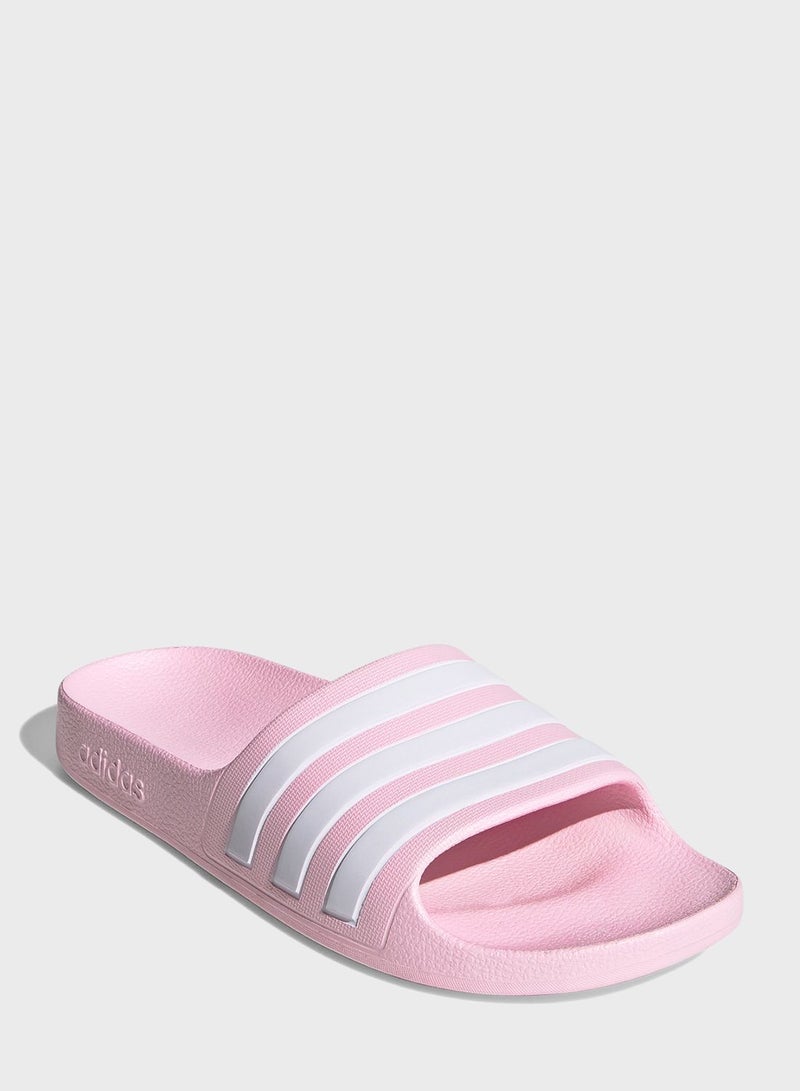 Kids Adilette Slides Pink/White