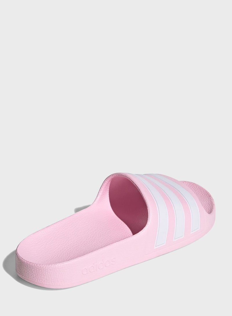 Kids Adilette Slides Pink/White