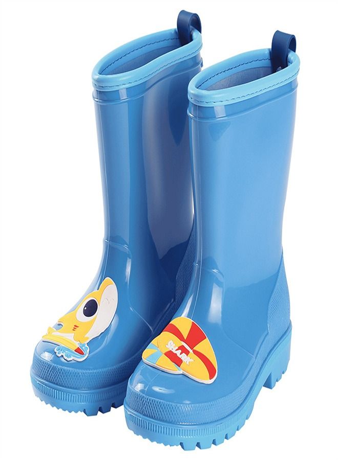 Children's Cartoon Rain Boots Blue