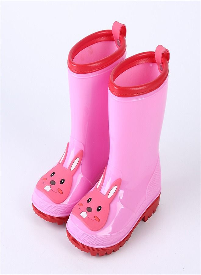 Children's Rubber Non Slip Reflective Solid Rain Boots