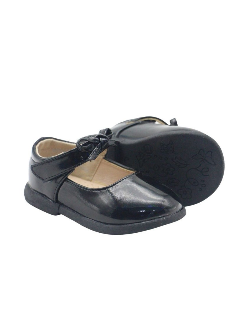 Monami Girls and Kids School Shoes, Mary Janes shoes, Soft Bottom, Hook and Loop, Flats & Lightweight for Little Kid | Casual Baby Girl Shoes for Party, School Uniform, Black Dress & Wedding Dress