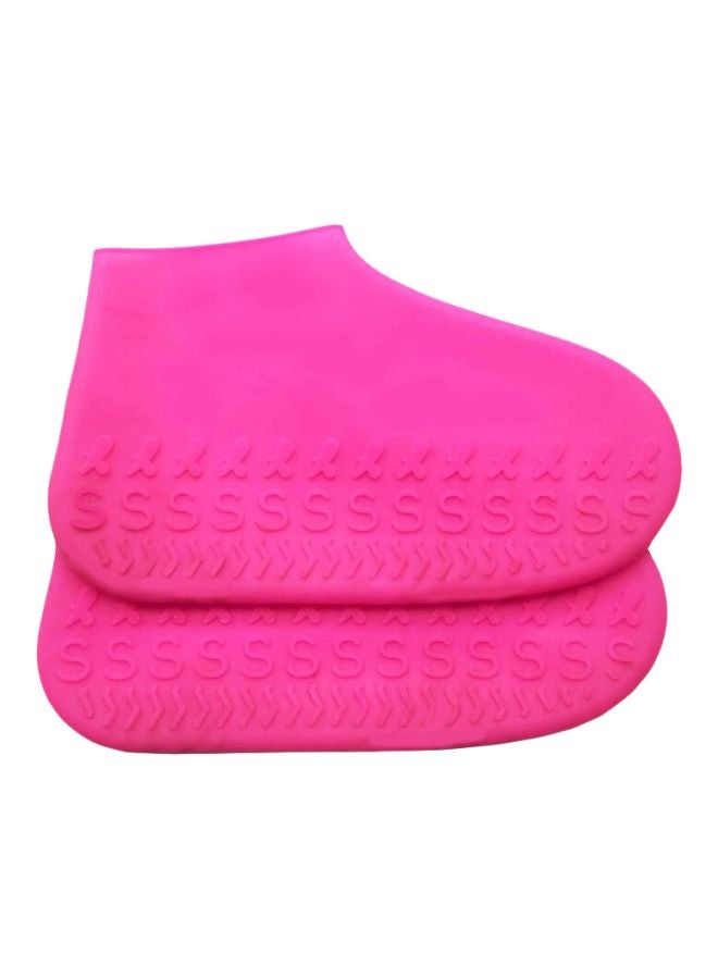 Silicone Shoe Cover Rose Red