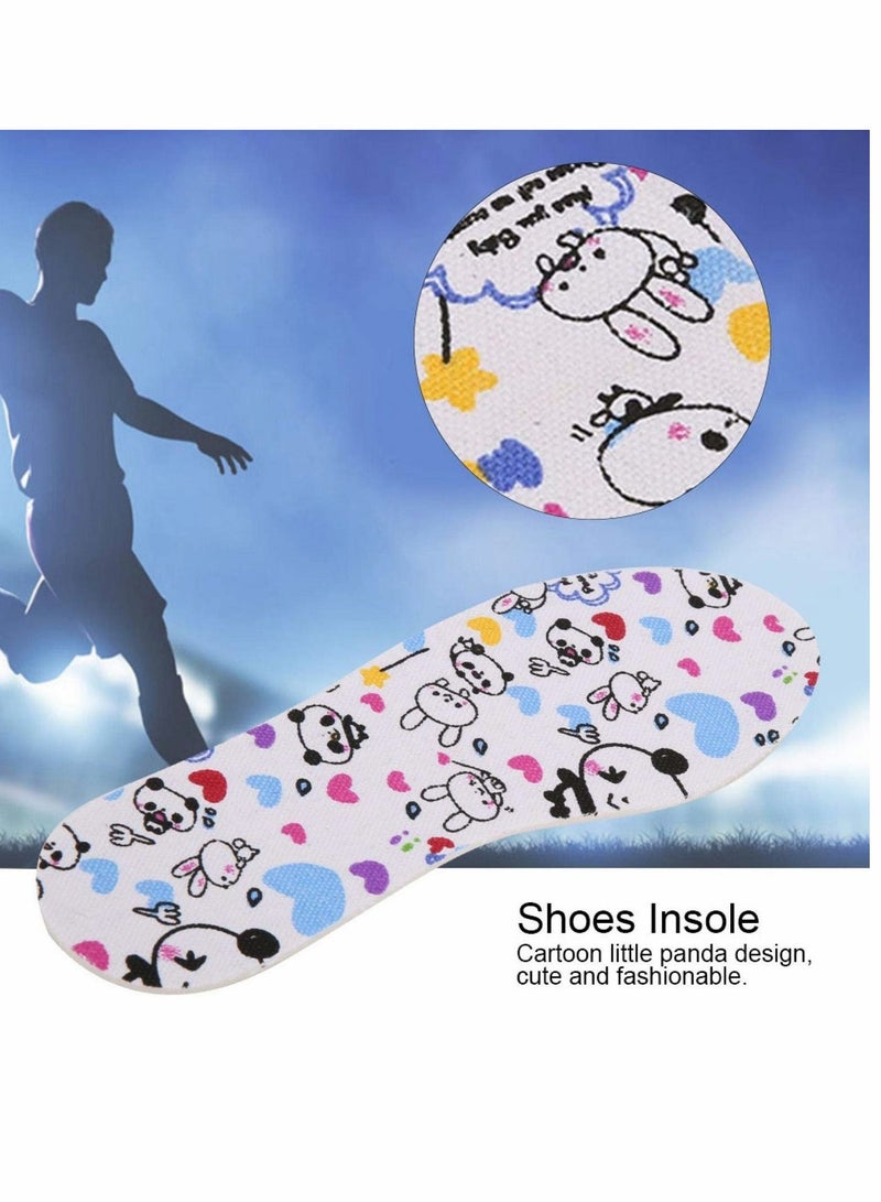 Shoe Insoles for Kids, 2 Pair Pack Comfortable Inserts Set, Cut-to-Size Kids with Fun and Cool Design