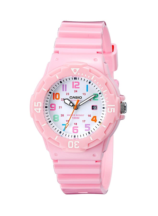 Girls' Resin Analog Watch LRW-200H-4B2 - 34 mm - Pink