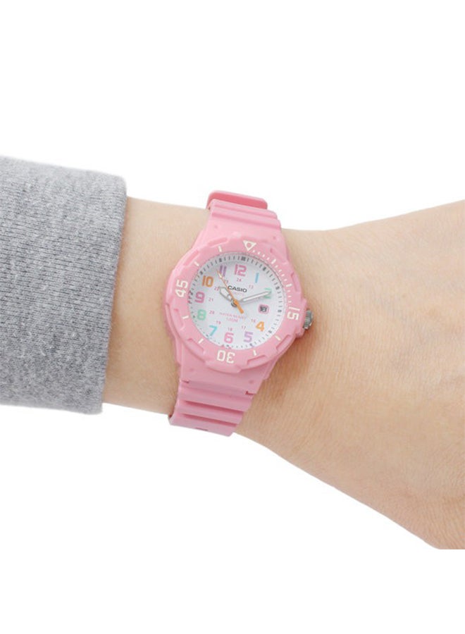 Girls' Resin Analog Watch LRW-200H-4B2 - 34 mm - Pink