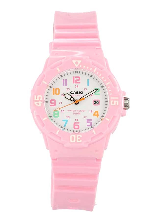 Girls' Resin Analog Watch LRW-200H-4B2 - 34 mm - Pink