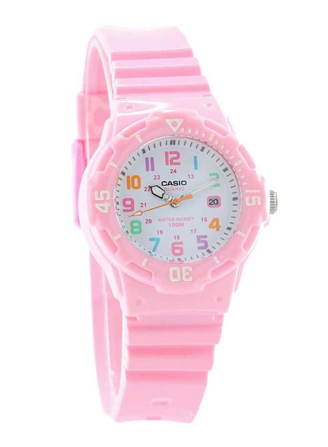 Girls' Resin Analog Watch LRW-200H-4B2 - 34 mm - Pink