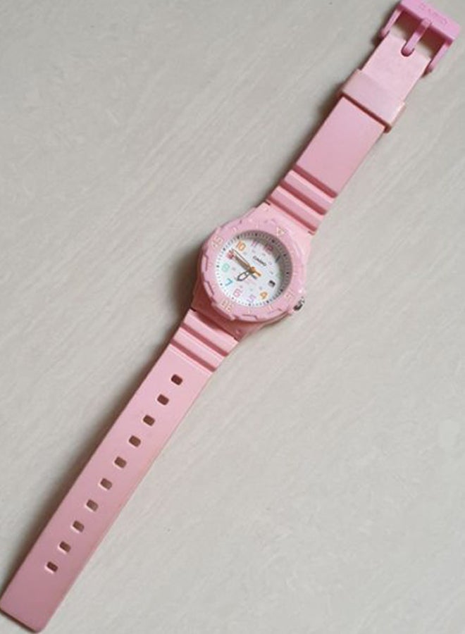 Girls' Water Resistant Analog Watch LRW200H-4B2V - 34 mm - Pink