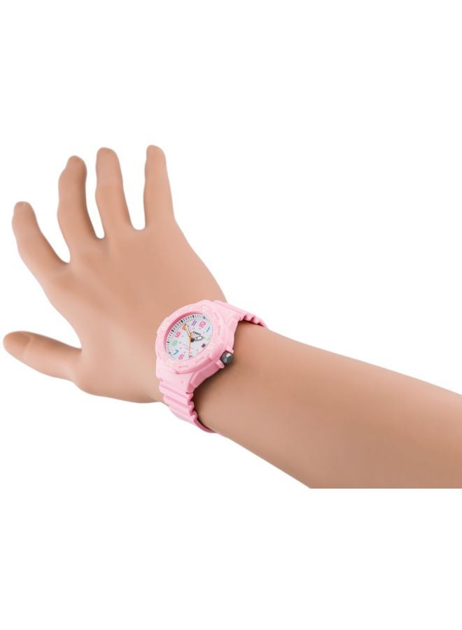 Girls' Water Resistant Analog Watch LRW200H-4B2V - 34 mm - Pink