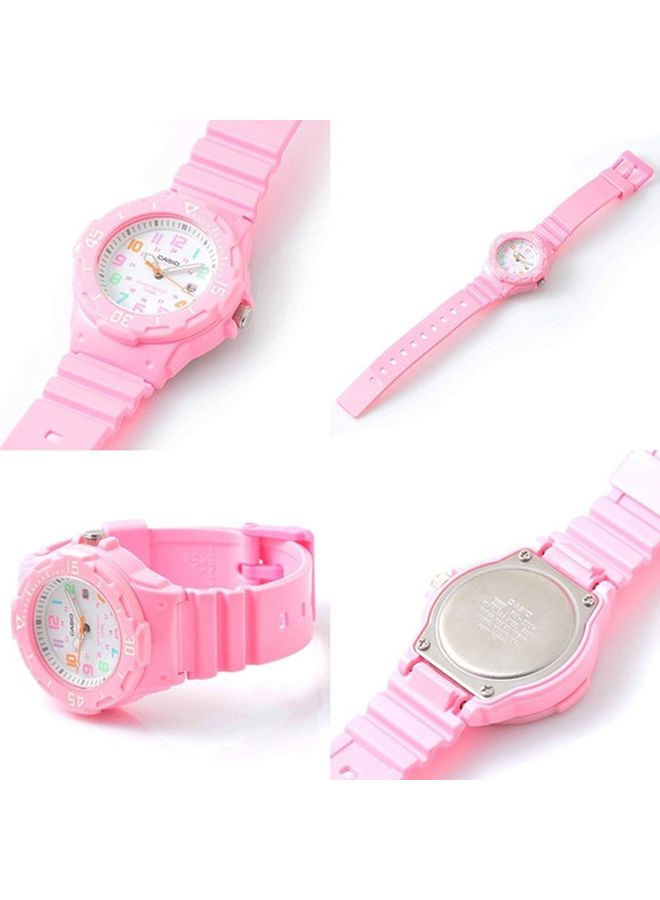 Girls' Water Resistant Analog Watch LRW200H-4B2V - 34 mm - Pink