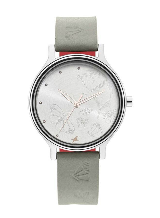 Leather Analog Wrist Watch 6189SL03