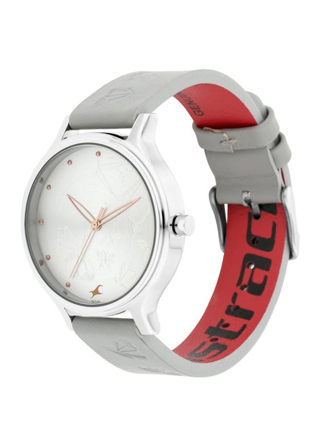 Leather Analog Wrist Watch 6189SL03