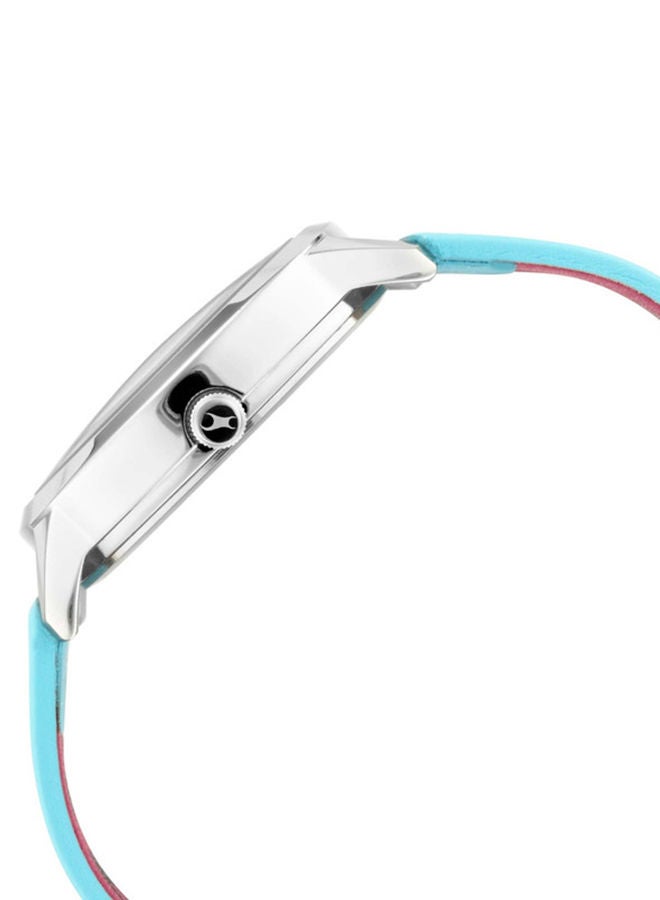 Leather Analog Wrist Watch 6210SL01