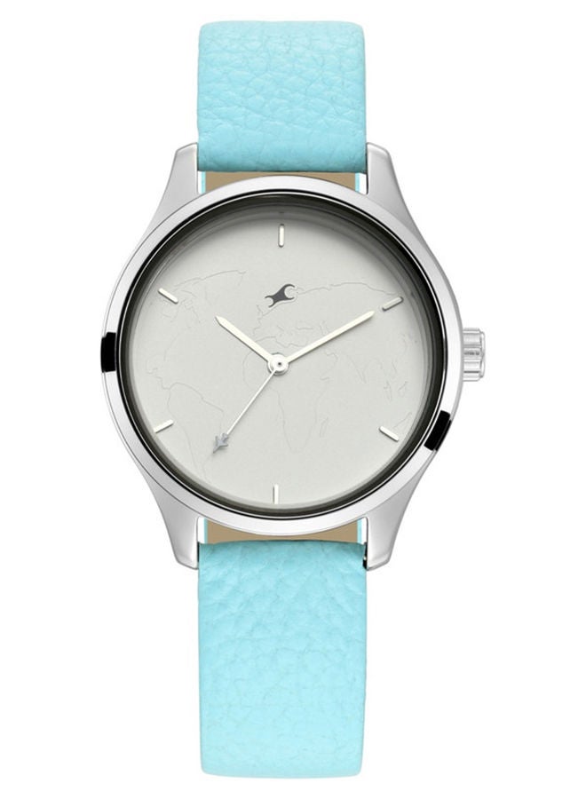 Leather Analog Wrist Watch 6219SL01