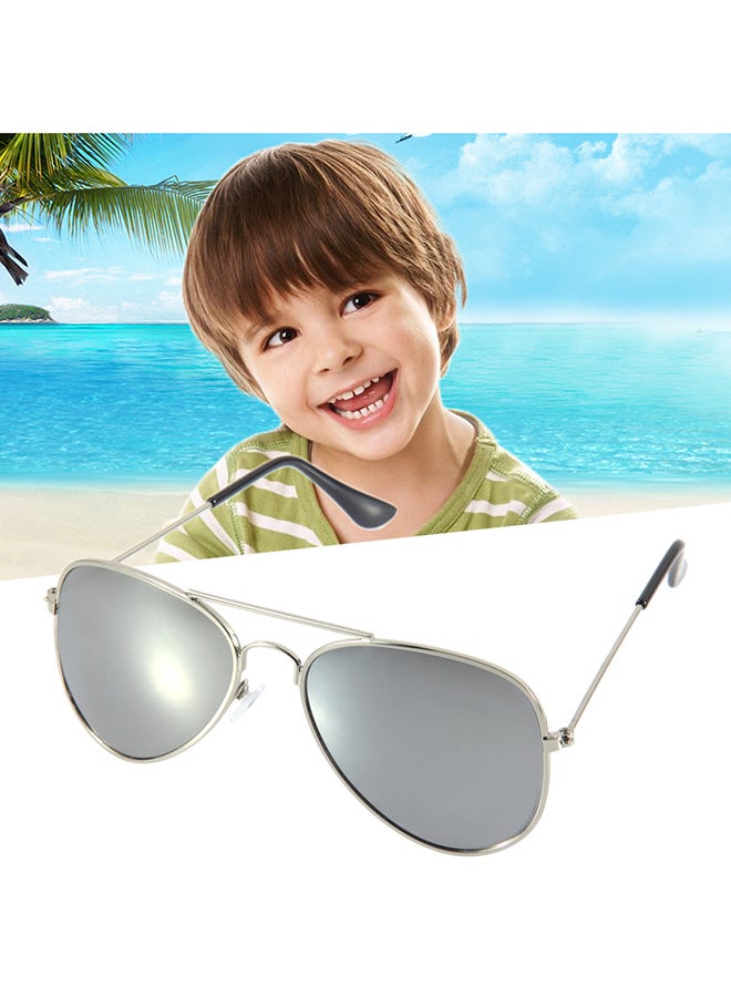 Kids' Full Rim Aviator Sunglasses