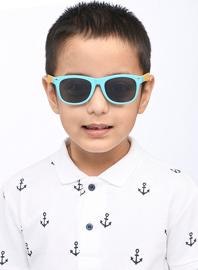 Kids Unisex Wayfarer Shape Sunglasses - HP S15810M - Lens Size: 47 Mm