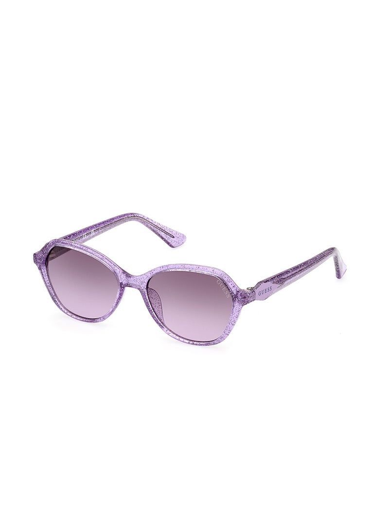 Girls UV Protection Asymmetrical Shape Sunglasses - GU923983Z48 - Lens Size: 48 Mm