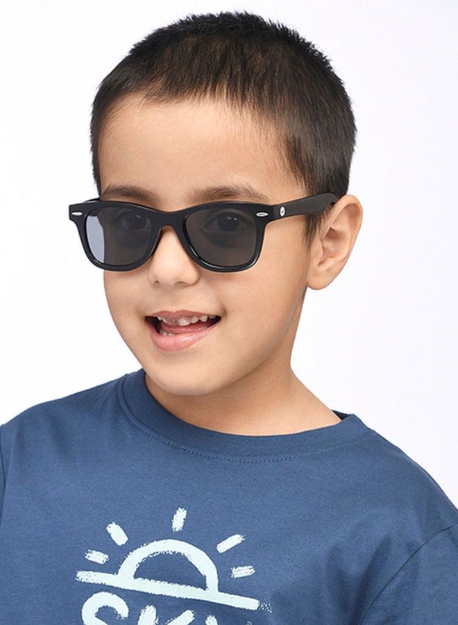 Kids Unisex Wayfarer Shape Sunglasses - HP S15814M - Lens Size: 42 Mm