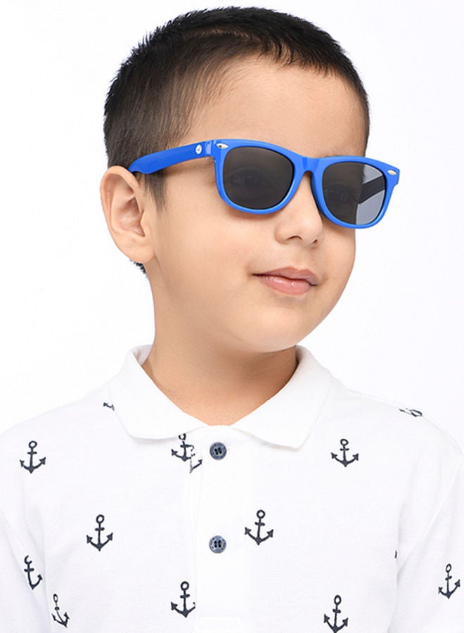 Kids Unisex Wayfarer Shape Sunglasses - HP S15810M - Lens Size: 47 Mm