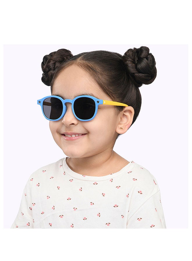 Kid's Unisex Square Shape Sunglasses - HP S15816M - Lens Size: 42 Mm