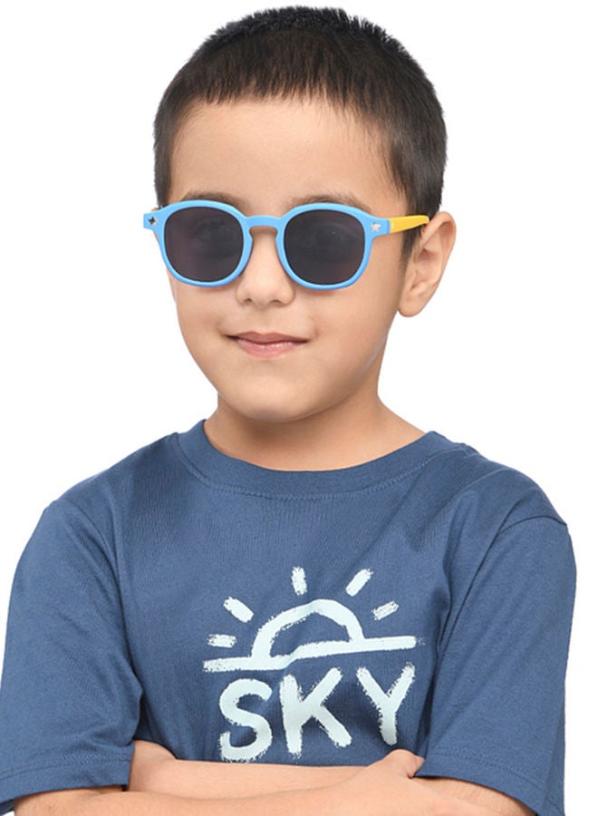 Kid's Unisex Square Shape Sunglasses - HP S15816M - Lens Size: 42 Mm