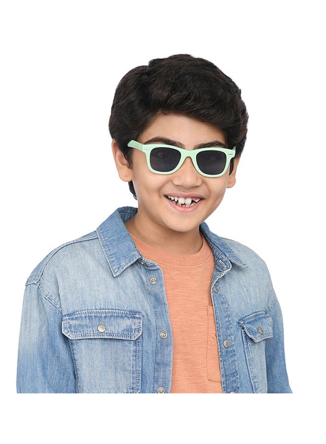 Kids Unisex Wayfarer Shape Sunglasses - HP S15814M - Lens Size: 42 Mm