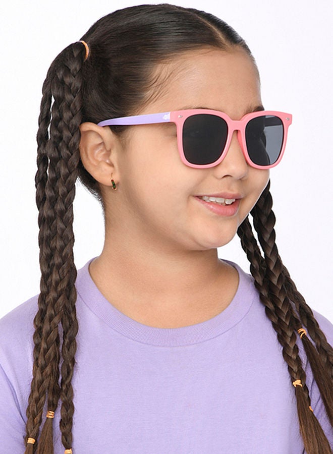 Kids Unisex Wayfarer Shape Sunglasses - HP S15811L - Lens Size: 47 Mm