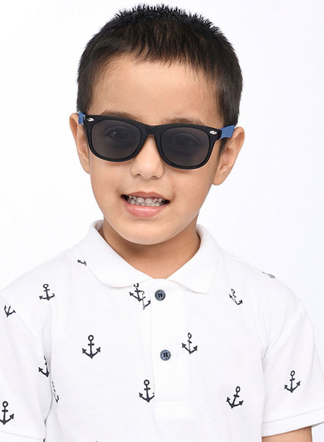 Kids Unisex Wayfarer Shape Sunglasses - HP S15810M - Lens Size: 47 Mm