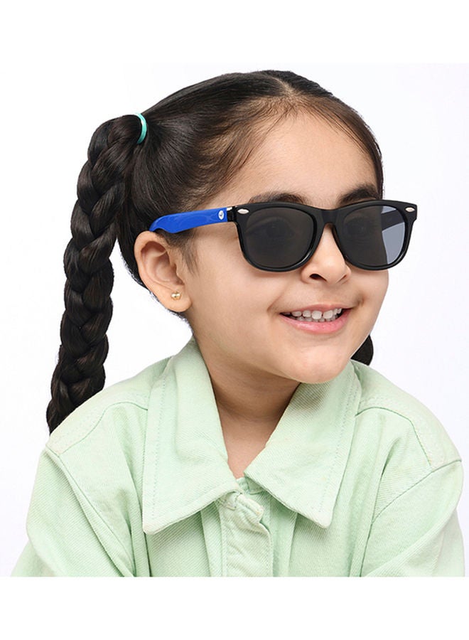 Kids Unisex Wayfarer Shape Sunglasses - HP S15810M - Lens Size: 47 Mm