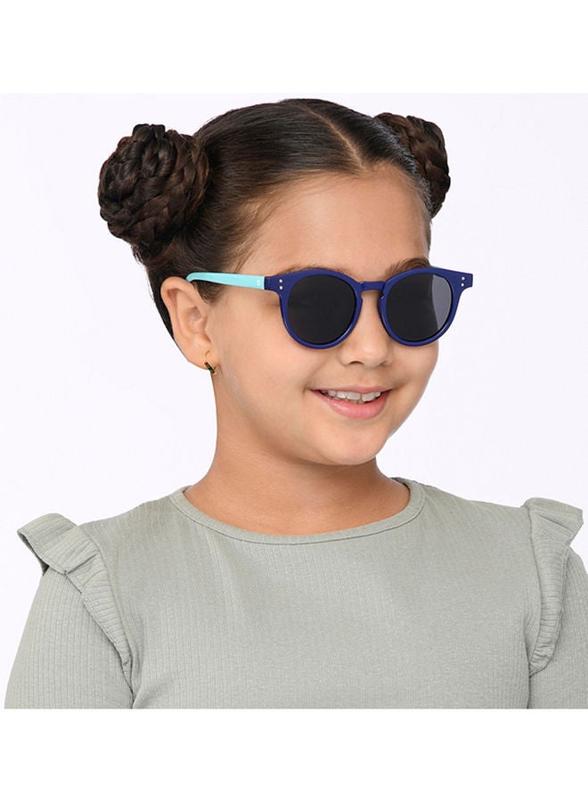 Kid's Unisex Round Shape Sunglasses - HP S15813L - Lens Size: 43 Mm