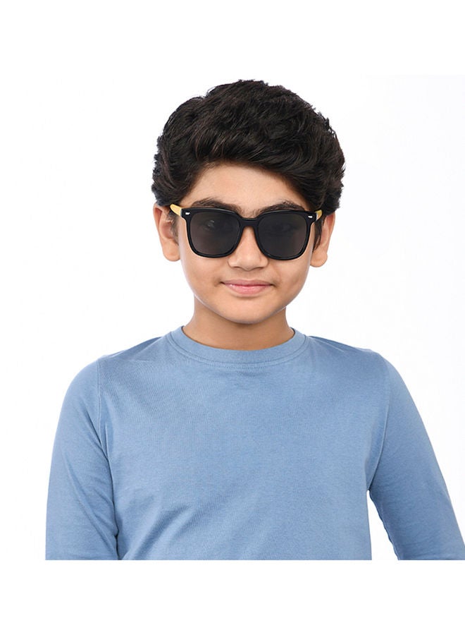 Kids Unisex Wayfarer Shape Sunglasses - HP S15811L - Lens Size: 47 Mm