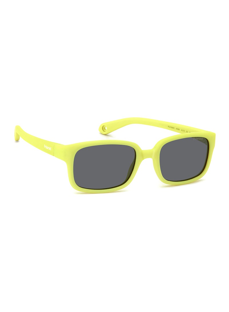 Kids Unisex Polarized Rectangular Sunglasses - Pld K008/S Green Millimeter - Lens Size: 44 Mm