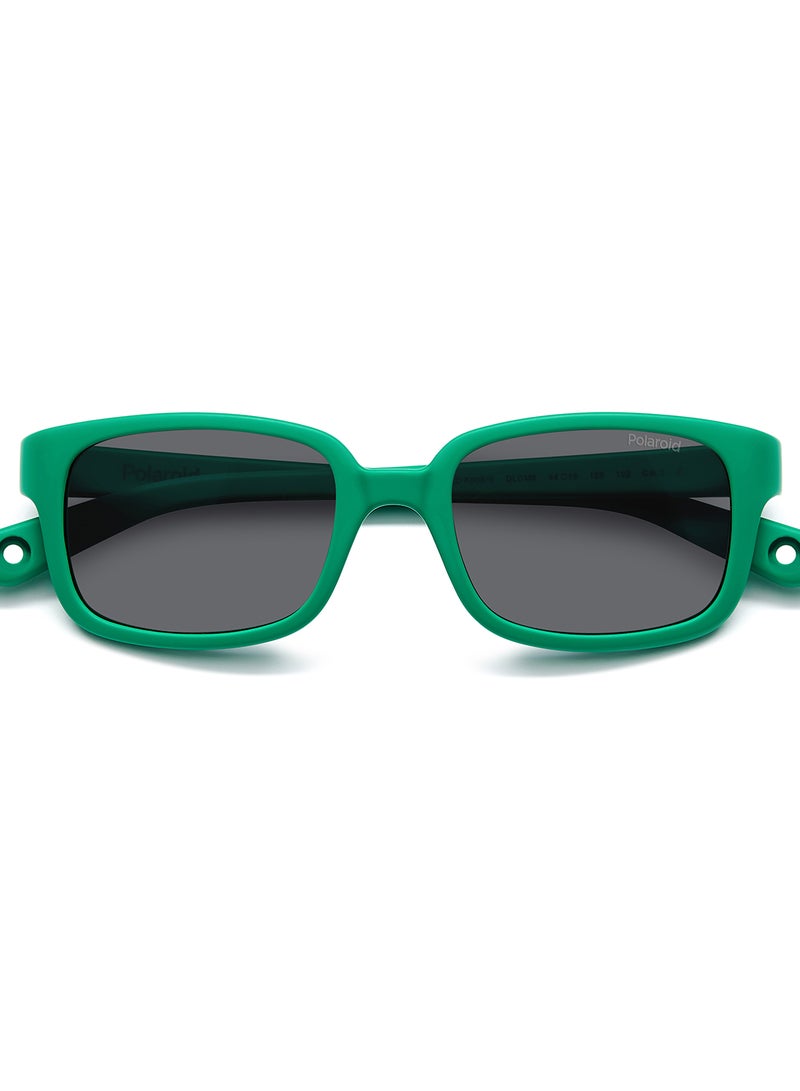 Kids Unisex Polarized Rectangular Sunglasses - Pld K008/S Green Millimeter - Lens Size: 44 Mm